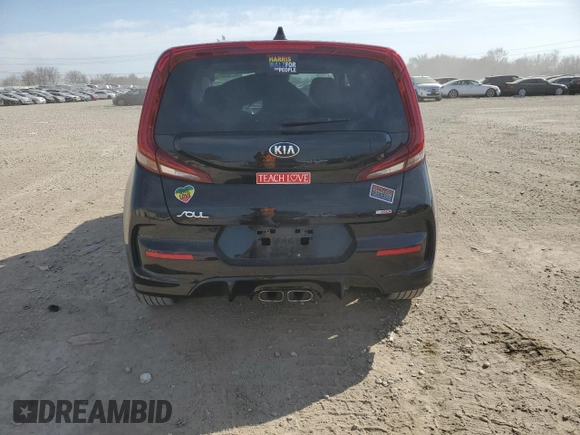 2021 Kia Soul Turbo with VIN KNDJ53AFXM7126597, listed as a Copart auction lot 48763885 with Not Provided miles and Salvage Title. Bid and sale history available at DreamBid. Image 6.