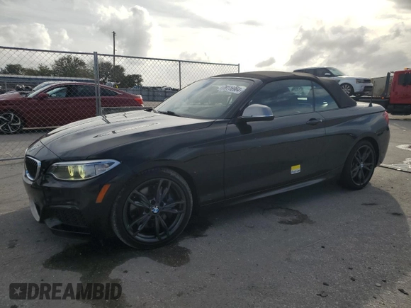 2017 BMW 2 Series M240i xDrive with VIN WBA2L3C3XHV667578, listed as a Copart auction lot 79116964 with 49,741 mi miles and Salvage Title. Bid and sale history available at carsss.com. Image 1.