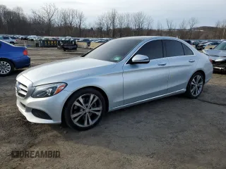 2017 Mercedes-Benz C с VIN NJ1266E, выставлен на аукционе Copart как лот 47174515 с пробегом Не указан миль и Списание • Salvage title. История ставок и продаж доступна на DreamBid. Изображение 1.