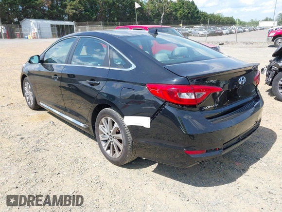 2015 Hyundai Sonata Limited with VIN 5NPE34AF5FH225582, listed as a IAAI auction lot 42155680 with 144,630 mi miles and . Bid and sale history available at carsss.com. Image 3.
