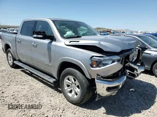 2020 Ram 1500 Laramie with VIN 1C6SRFJT8LN326685, listed as a Copart auction lot 54563825 with 21,246 mi miles and Salvage title. Bid and sale history available at DreamBid. Image 13.
