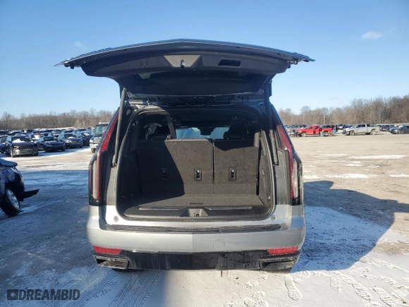 2023 Cadillac Escalade 4WD Sport Platinum with VIN 1GYS4GKL6PR314118, listed as a Copart auction lot 45509285 with 35,948 mi miles and Salvage Title. Bid and sale history available at carsss.com. Image 6.