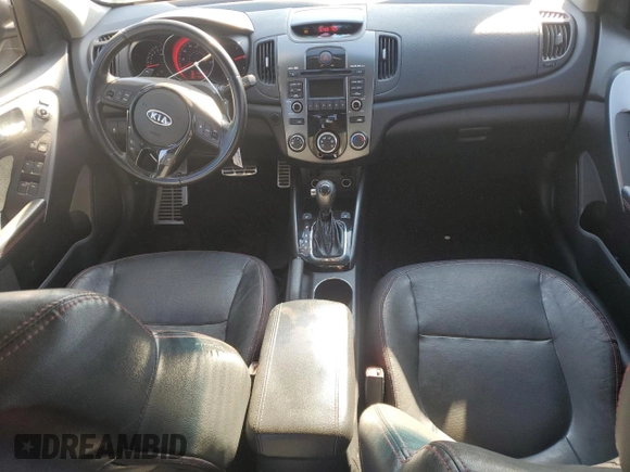 2013 Kia Forte SX with VIN KNAFW4A39D5699241, listed as a Copart auction lot 47417225 with 75,632 mi miles and Salvage Title. Bid and sale history available at carsss.com. Image 8.