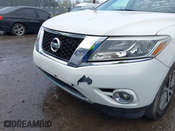 2013 Nissan Pathfinder SL z VIN 5N1AR2MM9DC612880, wystawiony jako IAAI lot #41938550 z przebiegiem 146 542 mil mil oraz . Historia ofert i sprzedaży dostępna na DreamBid. Obrazek 6.