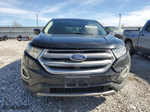 2017 Ford Edge Titanium with VIN 2FMPK4K88HBB18869, listed as a Copart auction lot 46296775 with 136,179 mi miles and Salvage Title. Bid and sale history available at carsss.com. Image 5.
