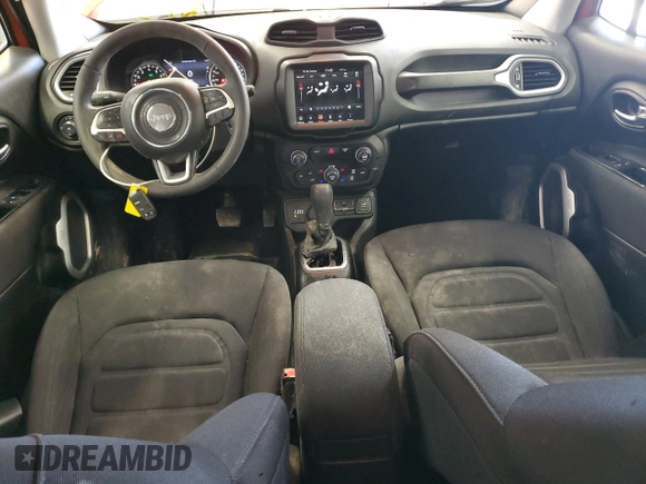 2018 Jeep Renegade Latitude with VIN ZACCJBBB3JPH01860, listed as a Copart auction lot 46614685 with 67,118 mi miles and Salvage title. Bid and sale history available at DreamBid. Image 8.
