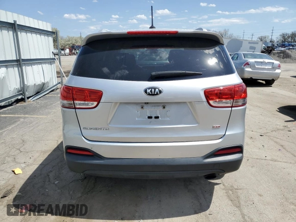 2016 Kia Sorento LX with VIN 5XYPG4A34GG170196, listed as a Copart auction lot 54381105 with 81,341 mi miles and Clean Title. Bid and sale history available at carsss.com. Image 6.