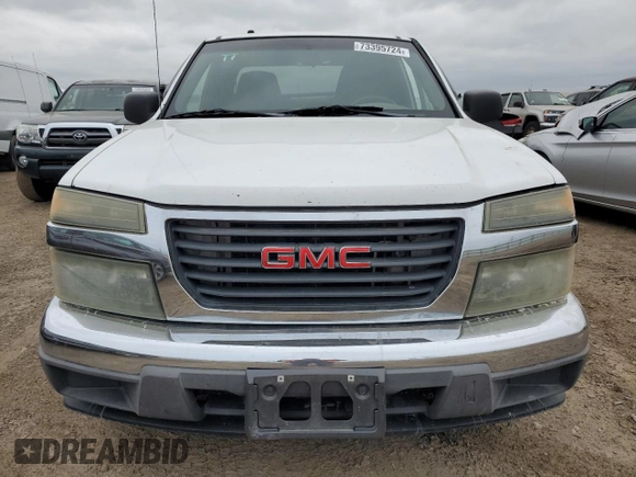 2007 GMC Canyon Work Truck with VIN 1GTDT19E978166946, listed as a Copart auction lot 73395724 with 221,595 mi miles and Salvage Title. Bid and sale history available at carsss.com. Image 5.