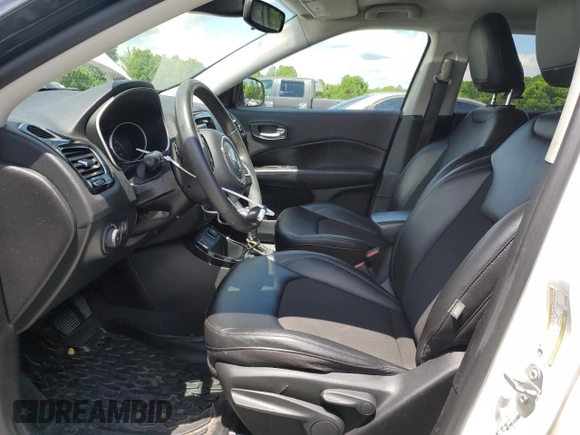 2021 Jeep Compass Altitude with VIN 3C4NJCBB4MT587380, listed as a Copart auction lot 56525745 with 83,003 mi miles and Salvage title. Bid and sale history available at DreamBid. Image 7.