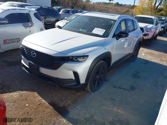 2024 Mazda CX-50 2.5 S Premium Package with VIN 7MMVABDM0RN156681, listed as a IAAI auction lot 40986320 with 21,547 mi miles. Bid and sale history available at carsss.com. Image 17.