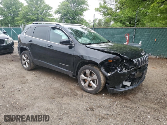 2021 Jeep Cherokee Latitude Lux with VIN 1C4PJLMX4MD144508, listed as a Copart auction lot 55473625 with 65,842 mi miles and Salvage title. Bid and sale history available at DreamBid. Image 4.