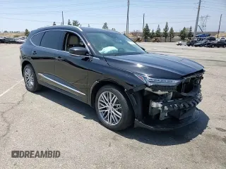 2022 Acura MDX Advance with VIN 5J8YE1H86NL006669, listed as a Copart auction lot 62025965 with Not provided miles and Salvage title. Bid and sale history available at DreamBid. Image 15.