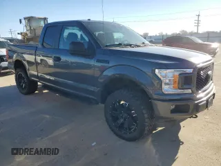 2019 Ford F-150 XL with VIN 1FTEX1EP1KKE22881, listed as a Copart auction lot 45046475 with 62,579 mi miles and Salvage Title. Bid and sale history available at carsss.com. Image 4.