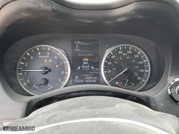 2018 Infiniti Q50 3.0t LUXE with VIN JN1EV7APXJM351555, listed as a Copart auction lot 44037805 with 90,061 mi miles and Salvage Title. Bid and sale history available at carsss.com. Image 9.