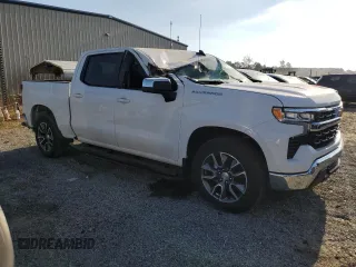 2023 Chevrolet Silverado 1500 LT with VIN 2GCPACED5P1115863, listed as a Copart auction lot 73795134 with 3,827 mi miles and Salvage Title. Bid and sale history available at DreamBid. Image 4.