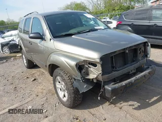 2006 Dodge Durango SLT with VIN 1D4HD48NX6F154268, listed as a IAAI auction lot 42027123 with 265,054 mi miles. Bid and sale history available at carsss.com. Image 1.