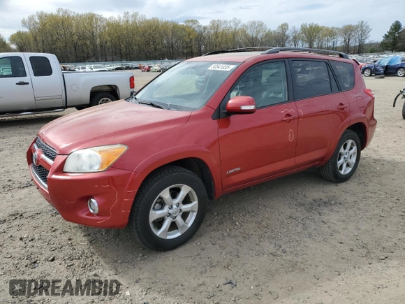 2010 Toyota RAV4 Ltd with VIN JTMDK4DV6A5092843, listed as a Copart auction lot 50541035 with 108,964 mi miles and Salvage Title. Bid and sale history available at carsss.com. Image 1.