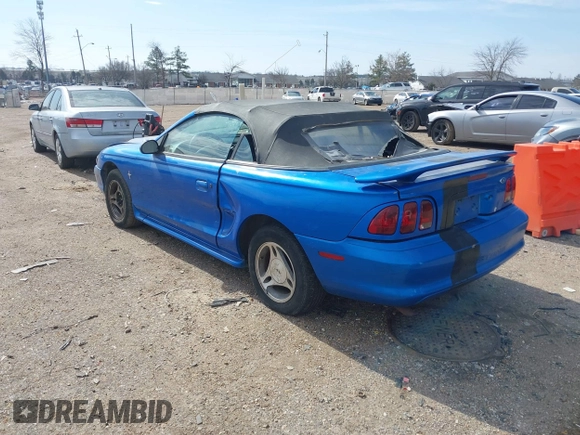 1998 Ford Mustang with VIN 1FAFP4441WF119648, listed as a IAAI auction lot 41588074 with 128,343 mi miles. Bid and sale history available at carsss.com. Image 3.