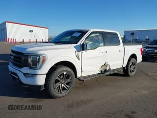 2021 Ford F-150 XL with VIN 1FTFW1E52MFA96820, listed as a IAAI auction lot 41420826 with 25,295 mi miles. Bid and sale history available at carsss.com. Image 6.