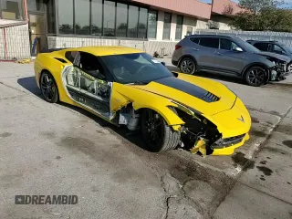 2015 Chevrolet Corvette Z51 1LT with VIN 1G1YH2D73F5000044, listed as a Copart auction lot 70773344 with 52,152 mi miles and Salvage Title. Bid and sale history available at carsss.com. Image 11.