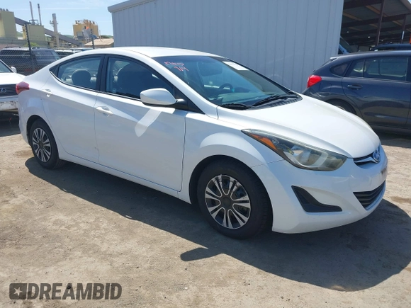 2016 Hyundai Elantra SE with VIN 5NPDH4AE7GH685042, listed as a IAAI auction lot 41975912 with 73,091 mi miles and . Bid and sale history available at DreamBid. Image 1.