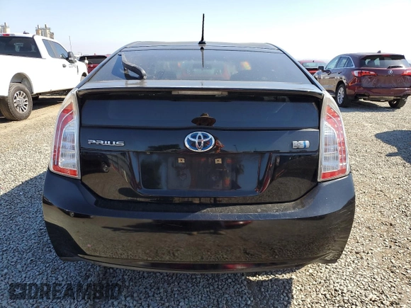 2012 Toyota Prius One with VIN JTDKN3DU6C1517021, listed as a Copart auction lot 55260195 with 183,467 mi miles and Clean Title. Bid and sale history available at DreamBid. Image 6.