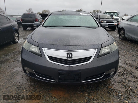2012 Acura TL Tech Auto with VIN 19UUA8F59CA002104, listed as a Copart auction lot 49138385 with 127,319 mi miles and Salvage Title. Bid and sale history available at carsss.com. Image 5.