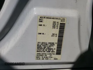 2016 Nissan Altima SR with VIN 1N4BL3AP3GC109791, listed as a Copart auction lot 46516695 with 131,690 mi miles and Salvage title. Bid and sale history available at DreamBid. Image 12.