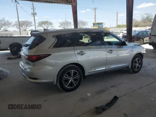2019 Infiniti QX60 LUXE with VIN 5N1DL0MN1KC530747, listed as a Copart auction lot 52910595 with 52,566 mi miles and Salvage Title. Bid and sale history available at carsss.com. Image 3.