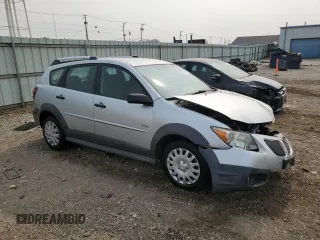 2006 Pontiac Vibe with VIN 5Y2SL65806Z403725, listed as a Copart auction lot 59271995 with 184,784 mi miles and Salvage title. Bid and sale history available at DreamBid. Image 4.