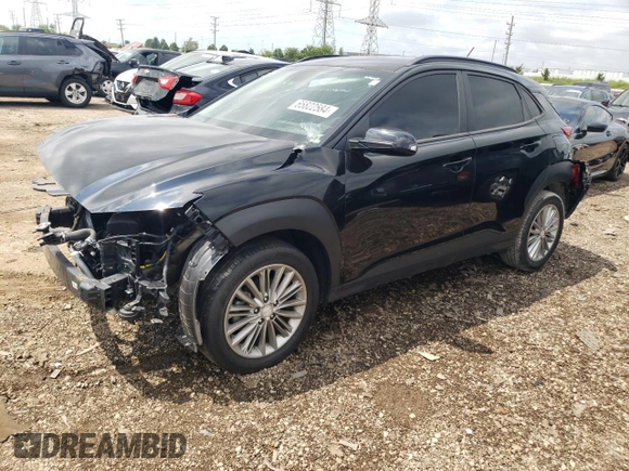 2020 Hyundai Kona SEL with VIN KM8K22AA7LU470072, listed as a Copart auction lot 65822584 with 18,043 mi miles and Salvage title. Bid and sale history available at DreamBid. Image 1.