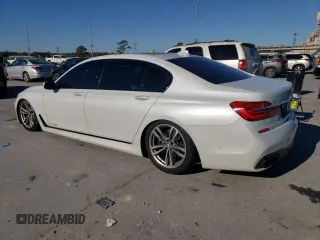 2017 BMW 7 Series 750i with VIN WBA7F0C52HGM21383, listed as a Copart auction lot 85540974 with 151,708 mi miles and Salvage title. Bid and sale history available at DreamBid. Image 2.