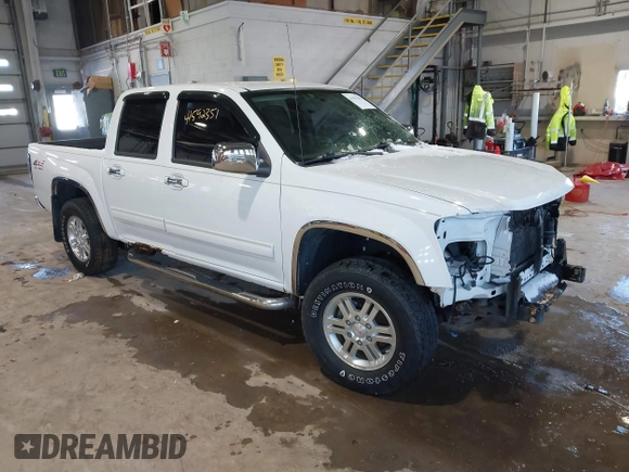 2012 GMC Canyon SLE1 with VIN 1GTH6MFE8C8105337, listed as a IAAI auction lot 41592351 with 179,147 mi miles and . Bid and sale history available at DreamBid. Image 1.