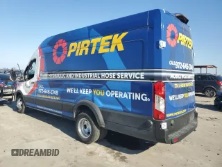 2024 Ford Transit Cargo with VIN 1FTRU8XG0RKA03544, listed as a Copart auction lot 80973924 with 3,415 mi miles and Salvage Title. Bid and sale history available at DreamBid. Image 2.