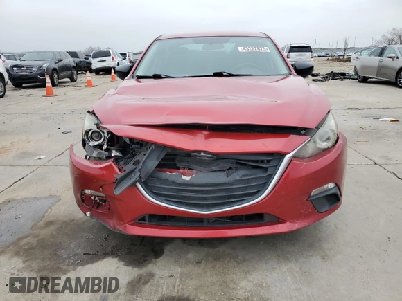 2015 Mazda 3 i SV with VIN JM1BM1T75F1221205, listed as a Copart auction lot 43222675 with 88,212 mi miles and Clean Title. Bid and sale history available at carsss.com. Image 5.