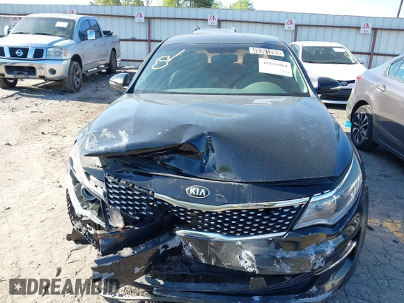 2016 Kia Optima EX z VIN 5XXGU4L35GG066083, wystawiony jako IAAI lot #41828804 z przebiegiem 112 396 mil mil oraz . Historia ofert i sprzedaży dostępna na DreamBid. Obrazek 12.