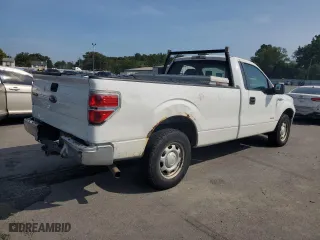 2012 Ford F-150 XL with VIN 1FTNF1CTXCKE10362, listed as a Copart auction lot 68210924 with 193,006 mi miles and Salvage Title. Bid and sale history available at carsss.com. Image 3.