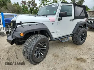 2017 Jeep Wrangler Sport with VIN 1C4AJWAG0HL670769, listed as a Copart auction lot 63144675 with 66,212 mi miles and Salvage title. Bid and sale history available at DreamBid. Image 1.