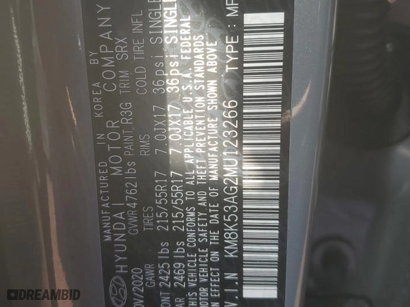2021 Hyundai Kona Electric Ultimate with VIN KM8K53AG2MU123266, listed as a Copart auction lot 44702775 with 32,831 mi miles and Salvage Title. Bid and sale history available at carsss.com. Image 13.