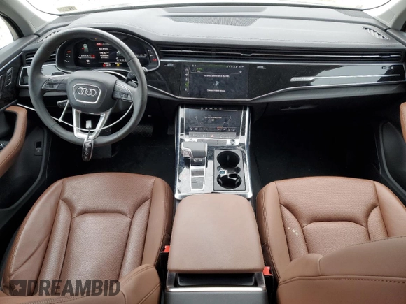 2023 Audi Q7 Premium Plus with VIN WA1LCBF74PD027929, listed as a Copart auction lot 44027295 with 16,982 mi miles and Salvage title. Bid and sale history available at DreamBid. Image 8.