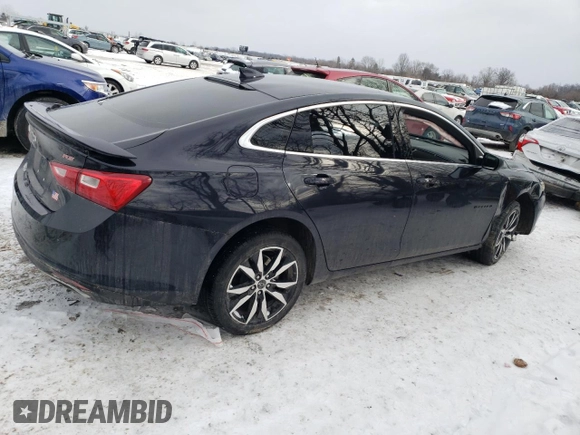 2023 Chevrolet Malibu RS with VIN 1G1ZG5ST9PF175211, listed as a Copart auction lot 45693125 with Not Provided miles and Salvage Title. Bid and sale history available at DreamBid. Image 3.