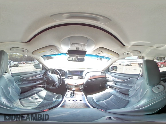 2012 Infiniti M Hybrid with VIN JN1EY1AP0CM910697, listed as a Copart auction lot 60821335 with 145,533 mi miles and Salvage title. Bid and sale history available at DreamBid. Image 14.