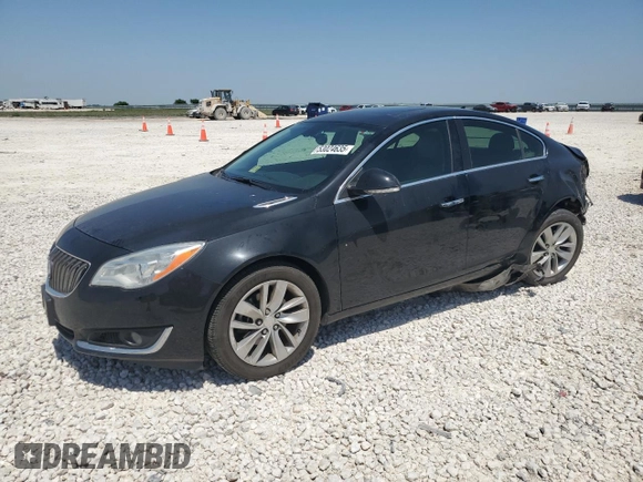2014 Buick Regal Premium I with VIN 2G4GN5EX8E9269925, listed as a Copart auction lot 53024635 with 93,149 mi miles and Salvage Title. Bid and sale history available at carsss.com. Image 1.