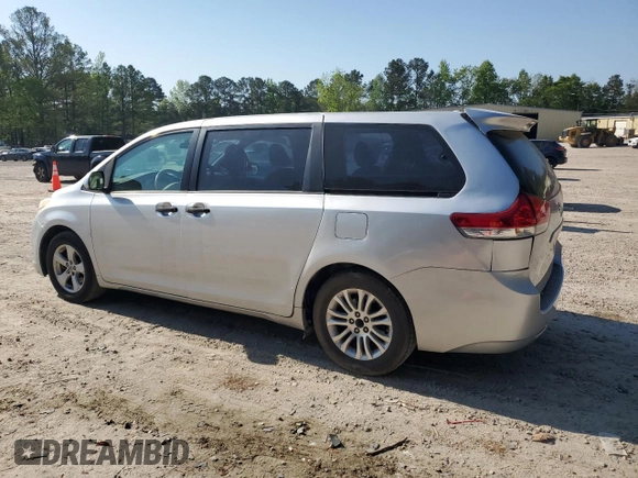 2013 Toyota Sienna L with VIN 5TDZK3DCXDS293934, listed as a Copart auction lot 53890575 with 148,193 mi miles and Clean Title. Bid and sale history available at carsss.com. Image 2.