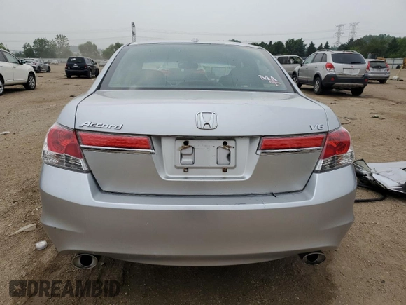 2011 Honda Accord EX-L with VIN 1HGCP3F86BA009033, listed as a Copart auction lot 59231125 with 147,874 mi miles and Salvage title. Bid and sale history available at DreamBid. Image 6.