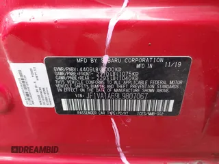 2020 Subaru WRX z VIN JF1VA1A69L9807067, wystawiony jako IAAI lot #41765804 z przebiegiem 90 585 mil mil oraz . Historia ofert i sprzedaży dostępna na DreamBid. Obrazek 9.