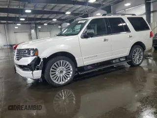 2017 Lincoln Navigator Reserve with VIN 5LMJJ2LTXHEL04172, listed as a Copart auction lot 61864875 with 74,507 mi miles and Salvage title. Bid and sale history available at DreamBid. Image 1.