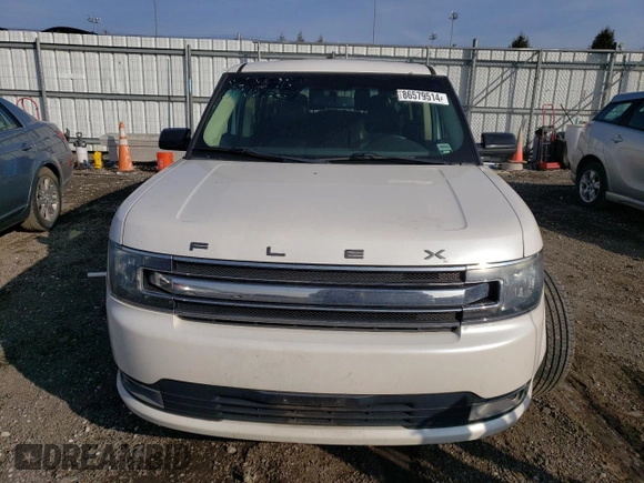 2015 Ford Flex SEL with VIN 2FMGK5C89FBA07815, listed as a Copart auction lot 86579514 with 150,585 mi miles and Salvage Title. Bid and sale history available at carsss.com. Image 5.
