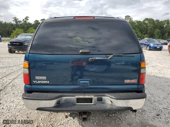 2006 GMC Yukon SLE with VIN 1GKEC13Z76R117483, listed as a Copart auction lot 71079944 with 181,915 mi miles and Salvage Title. Bid and sale history available at carsss.com. Image 6.