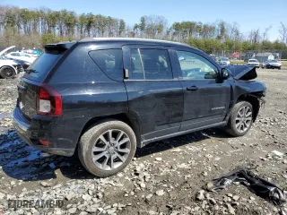 2017 Jeep Compass High Altitude with VIN 1C4NJCEA7HD125880, listed as a Copart auction lot 49104925 with 99,779 mi miles and Salvage Title. Bid and sale history available at carsss.com. Image 3.